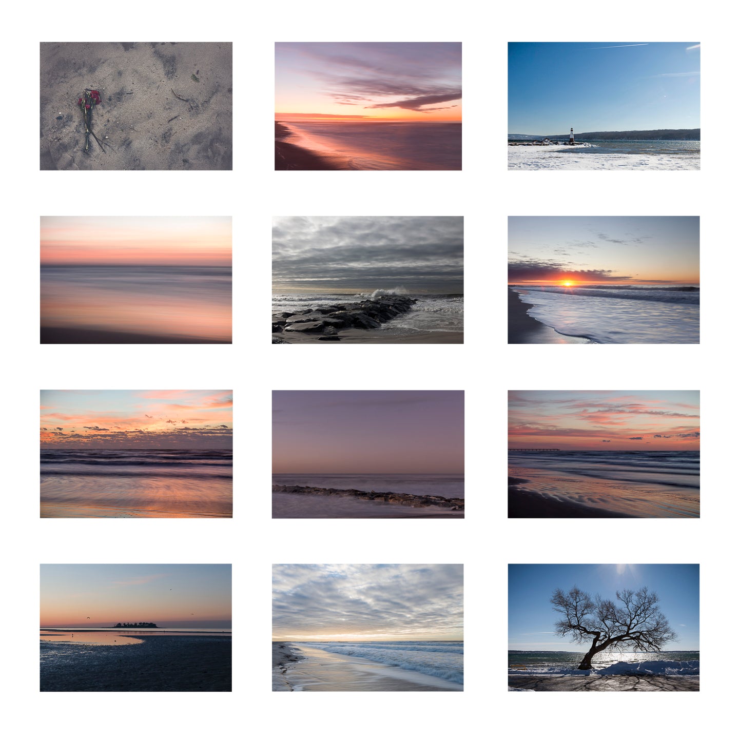 Shoreline Dreams Ledger Wall Calendar 2026 (US & CANADA)